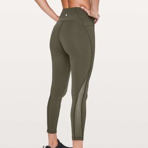 LULULEMON Train Times 7/8 Legging - Dark Olive